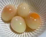 冷凍たまごのねっとりだし醤油漬け作り方2写真