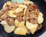 簡単♬豚こまと長芋のオイスター炒め作り方5写真