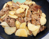 簡単♬豚こまと長芋のオイスター炒め作り方5写真
