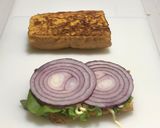 バケットのクロックマダム風茄子バーガー作り方22写真
