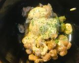 毎日の納豆●カルボナーラソースかけ作り方1写真