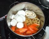 蓮根の和風ポトフ♪簡単ベーコンじゃが芋作り方6写真