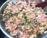 皮パリ、中はジューシー！基本の白菜餃子作り方2写真