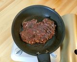 お家でジビエ。鹿ミンチと焼き栗のラグー作り方5写真