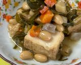 厚揚げと昆布と五目豆の煮物♪作り方4写真