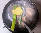 手羽元の参鶏湯風旨塩うどん鍋作り方3写真