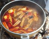 簡単手間無し☆白菜と棒湯葉入り火鍋水餃子作り方5写真