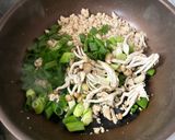 厚揚げと鶏そぼろのふんわり卵チーズ餡掛け作り方2写真