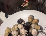 アヒージョからのワンパンパスタ作り方4写真
