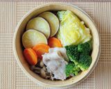せいろ野菜むし~濃厚ごまだれ~作り方3写真