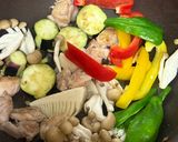 野菜たっぷりグリーンカレー作り方6写真