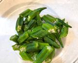 ♡超美味♡おくら.麺つゆ.すりごま和え作り方2写真