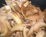 豚肉と玉ねぎのしょうが焼き風炒め作り方4写真