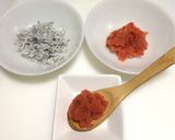 菜の花としらすの明太子パスタ作り方2写真
