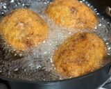 ハートとお花形のスコッチエッグ作り方9写真