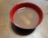 冷製小豆から作る薩摩おしるこ作り方8写真