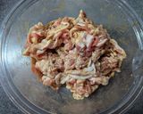 のびるの茎と豚肉の醤油麹炒め作り方4写真