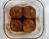 レンジで豆腐入りミートボール作り方8写真