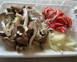 ひら茸できのこ丼🍄‍🟫作り方1写真