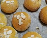 ★低糖質‼アーモンドのマロン粒あんパン♪作り方13写真