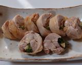 鶏もも肉のロール巻き☘️作り方6写真