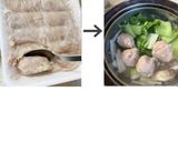 れんこんと鶏ひき肉のふんわりつみれ作り方5写真
