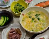 朝ごはんは、おじやで♪作り方5写真
