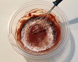 米粉のおやつ🐾ブラウニーチーズケーキ作り方6写真