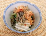 栄養士の卵☆簡単!和風シャキシャキサラダ作り方4写真