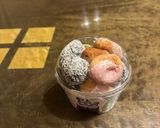 ポップドーナツで団子四（三）兄弟🍡作り方1写真