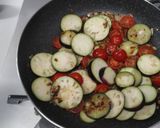 茄子とトマトの和風パスタ作り方3写真