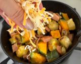 かぼちゃとさつま芋の秋づくし ワンパンクック作り方3写真