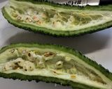 ゴーヤのカツオ梅マヨネーズ和え作り方1写真