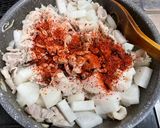 美活⭐︎調味料塩のみ⭐︎大根と豚肉の煮物作り方9写真