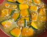 かぼちゃとオクラのそぼろ煮♪作り方3写真