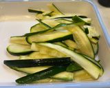 夏野菜と豚肉の中華炒め作り方1写真