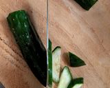 簡単★胡瓜と竹輪の鶏ガラおかか醤油和え作り方1写真