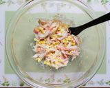 簡単今夜の夕飯とうもろこしカニカマかき揚作り方7写真