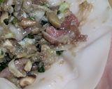 美味しいジューシー💕粗挽き肉で焼き餃子🥟作り方3写真