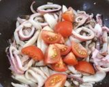きのことイカのガーリック炒め作り方3写真