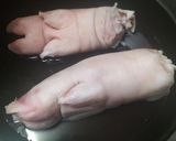 台湾風🇹🇼五香粉香るパイン豚足煮込み【猪脚飯】🍍🐖作り方1写真
