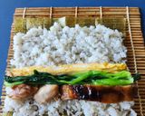 新感覚恵方巻☆レンジで照り焼きチキン節分作り方2写真