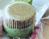 1分♪簡単抹茶ガトーショコラバレンタイン作り方3写真