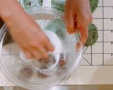 絶品✨可愛い🩵チョコミントメロンパン作り方13写真