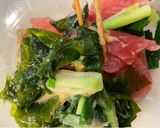 鮪と分葱の辛子酢味噌和え作り方4写真
