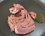 豚ハツと水菜の炒め物作り方2写真