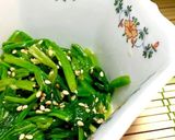 ほうれん草のごま和え　簡単！ごまたっぷり絶品副菜作り方6写真