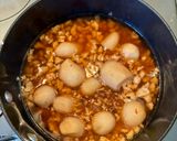 おかんレシピ𓀤𓀣里芋のそぼろ煮 なす添え作り方6写真