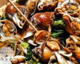 【北海道🦊】白菜と磯つぶのバター醤油炒め🐚炉端風作り方5写真