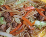 焼きそばを玉子焼きで包んでみた♪オムそば作り方4写真